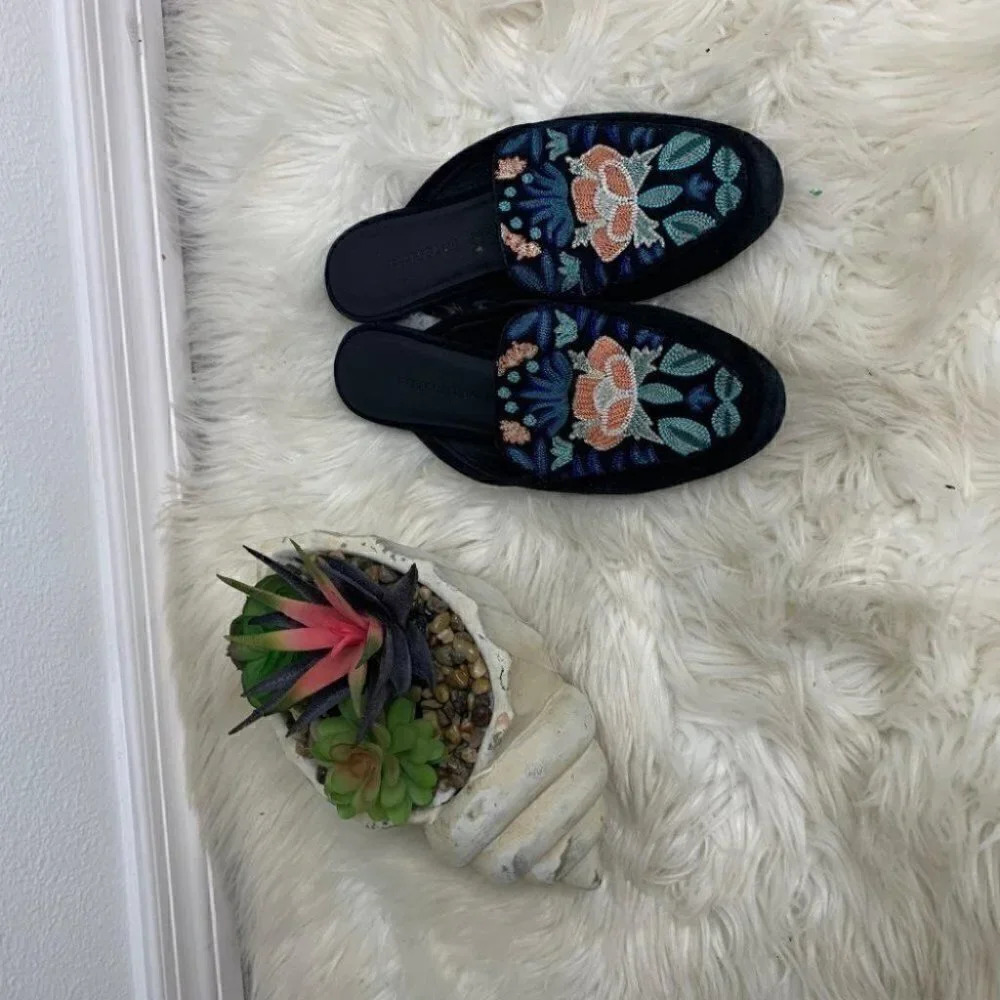 Rebecca Minkoff raylee embroidered loafers 7.5 - Picture 4 of 12